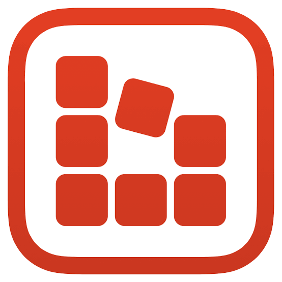ERPframe – rotes Softwaresymbol